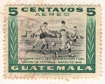 Sellos de America - Guatemala -  Campeonato CA y del Caribe del Football