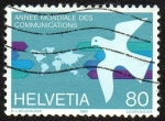 Stamps Switzerland -  Año mundial de las comunicaciones