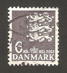 Stamps Denmark -  tres leones