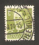 Stamps : Europe : Denmark :  rey frederic IX