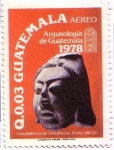 Stamps : America : Guatemala :  Tesoros Aqueologicos de Tikal