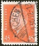 Stamps Germany -  DEUTSCHES REICH - FRIEDRICH EBERT