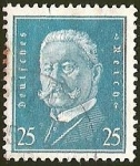 Stamps Germany -  DEUTSCHES REICH - PAUL VON HINDERBURG