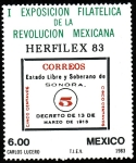 Stamps Mexico -  EXPOSICIÓN FILATÉLICA DE LA REVOLUCIÓN MEXICANA