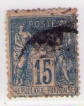 Sellos de Europa - Francia -  90 1877-80