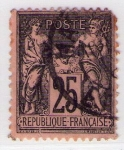 Sellos del Mundo : Europe : France : 97 1884-90