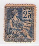 Sellos de Europa - Francia -  118 1900-01