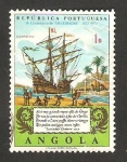 Stamps : Africa : Angola :  IV centº de las lusiadas de luis de camoens, poeta portugués 