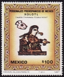 Stamps Mexico -  PERSONAJES PREHISPANICOS DE MEXICO