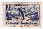 Stamps France -  334 Championnats internationaux de ski