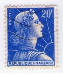 Stamps France -  1011B Marianne de Muller