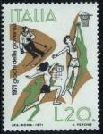 Stamps : Europe : Italy :  Esqui, baloncesto, voleibol
