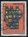 Stamps : Europe : Italy :  Cent, de la Unificacion de Archivos del Estado