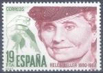 Stamps Spain -  ESPAÑA 1980_2574 Centenario de Helen Keller. Scott 2214