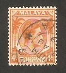 Sellos de Asia - Malasia -  malacca - george VI