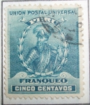 Stamps : America : Peru :  Fco Pizarro