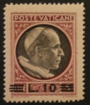 Stamps : Europe : Vatican_City :  pio XII