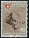 Stamps : Europe : Italy :  Hockey sobre hielo