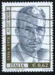 Stamps : Europe : Italy :  Aldo Moro