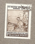 Stamps Hungary -  Cuadro de Rembrandt