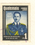 Stamps : America : Guatemala :  Carlos Castillo Armas