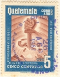 Stamps Guatemala -  El Sol de la Democracia