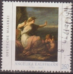 Stamps Germany -  Alemania 2010 Sello Pintura Angelika Kauffmann (1741-1807) usado Allemagne Duitsland Germania German