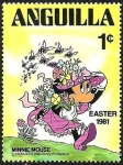 Stamps America - Anguila -  ANGUILLA 1981 Scott 434 Sello ** Walt Disney Easter Minnie Mouse 1c 