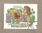 Stamps Hungary -  Ciudad Visegrad