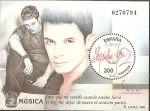 Stamps : Europe : Spain :  ESPAÑA 2000 3756 Sello HB ** Exposicion Mundial Filatelia Personajes Musica Alejandro Sanz