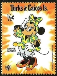 Stamps Turks and Caicos Islands -  TURKS & CAICOS ISLANDS 1979 Scott 446 Sello ** Walt Disney Minie Mouse 1/2c 
