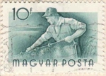 Stamps : Europe : Hungary :  Pescador