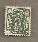 Stamps India -  Escultura leones