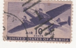 Stamps : America : United_States :  correo aereo