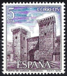 Stamps Spain -  2527  Puerta de Daroca, Zaragoza.