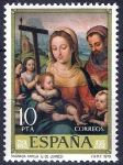 Stamps Spain -  2538 Juan de Juanes. Sagrada Familia.