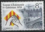 Sellos de Europa - Espaa -  2546 Proclamación del Estatuto de Autonomía de Cataluña.