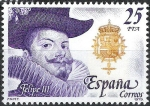 Stamps Spain -  2554 Reyes de España. Casa de Austria. Felipe III.