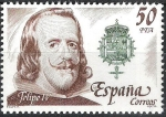 Stamps Spain -  2555 Reyes de España. Casa de Austria. Felipe IV.