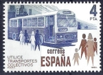 Stamps Spain -  2561 Utilice transportes colectivos. Autobus.
