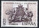 Stamps Europe - Spain -  2573 La Hacienda Pública y los Borbones.Escudo de Armas de la casa de la Aduana de  Madrid