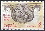 Sellos de Europa - Espa�a -  2575 Día del sello. Correo a caballo, siglo XIV.