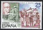 Stamps Spain -  2579 Exposición Filatelica de américa y Europa. ESPAMER-80