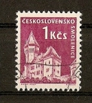 Stamps : Europe : Czechoslovakia :  Castillos / Smolenice.