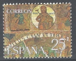 Stamps Spain -  2586 Tapiz de la Creación, Gerona.(sello 2).