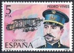 Sellos de Europa - Espa�a -  2595 Pioneros de la Aviación. Pedro Vives Vich.
