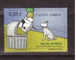 Stamps Spain -  serie- Valores civicos
