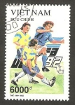Sellos de Asia - Vietnam -  campeonato europeo de fútbol euro 92