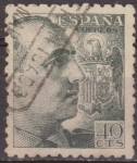 Stamps Spain -  ESPAÑA 1940 925 Sello º General Franco 40c