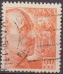Stamps Spain -  ESPAÑA 1940 928 Sello º General Franco 60c